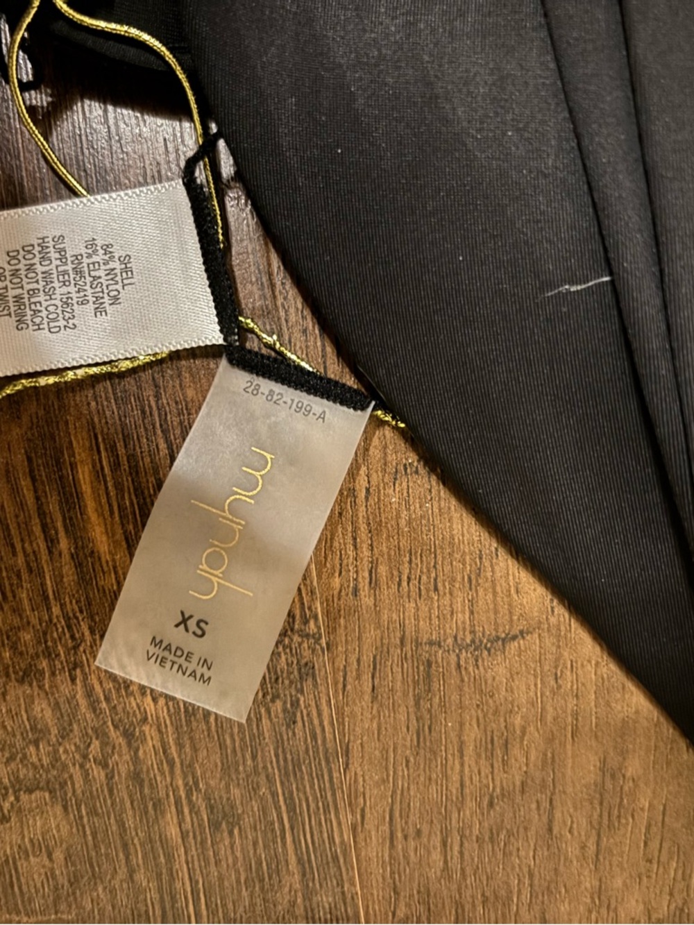 Mynah Black Tie Bikini Top - Picture 7 of 8